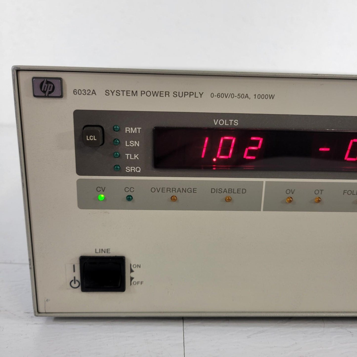 Hewlett Packard HP 6032A System DC Power Supply 0-60V/0-50A 1000W Adjustable