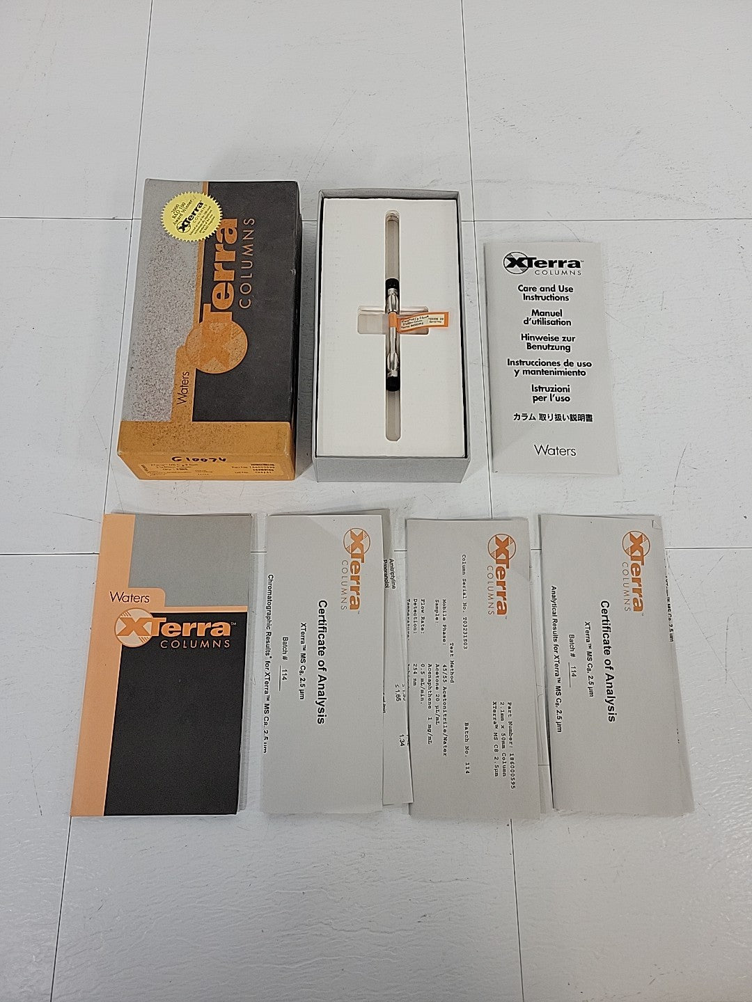 Terra Columns 186000595 Waters XTerra MS C8 2.5 um HPLC 2.1x50mm PolyOctylsilyl