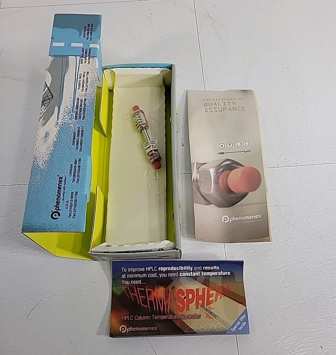 Phenomenex 00B-4299-E0 Aqua 5u C18 125A 50X4.6 mm HPLC High Purity Silica 99.9%
