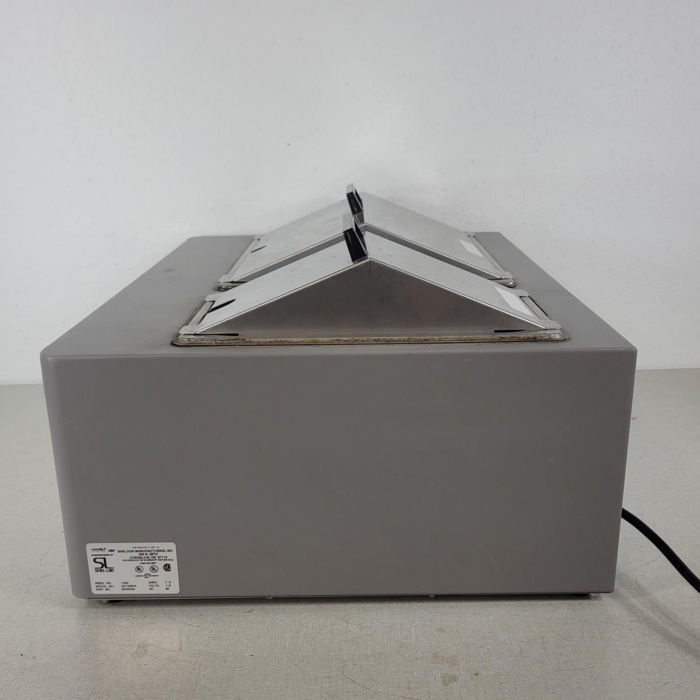 TESTED- VWR Shel Lab 1255 Dual Chamber Laboratory Digital Water Bath 9020932