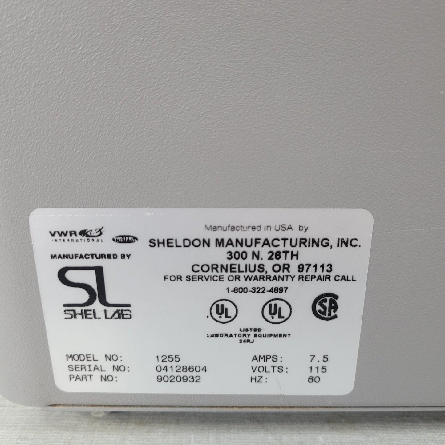 TESTED- VWR Shel Lab 1255 Dual Chamber Laboratory Digital Water Bath 9020932