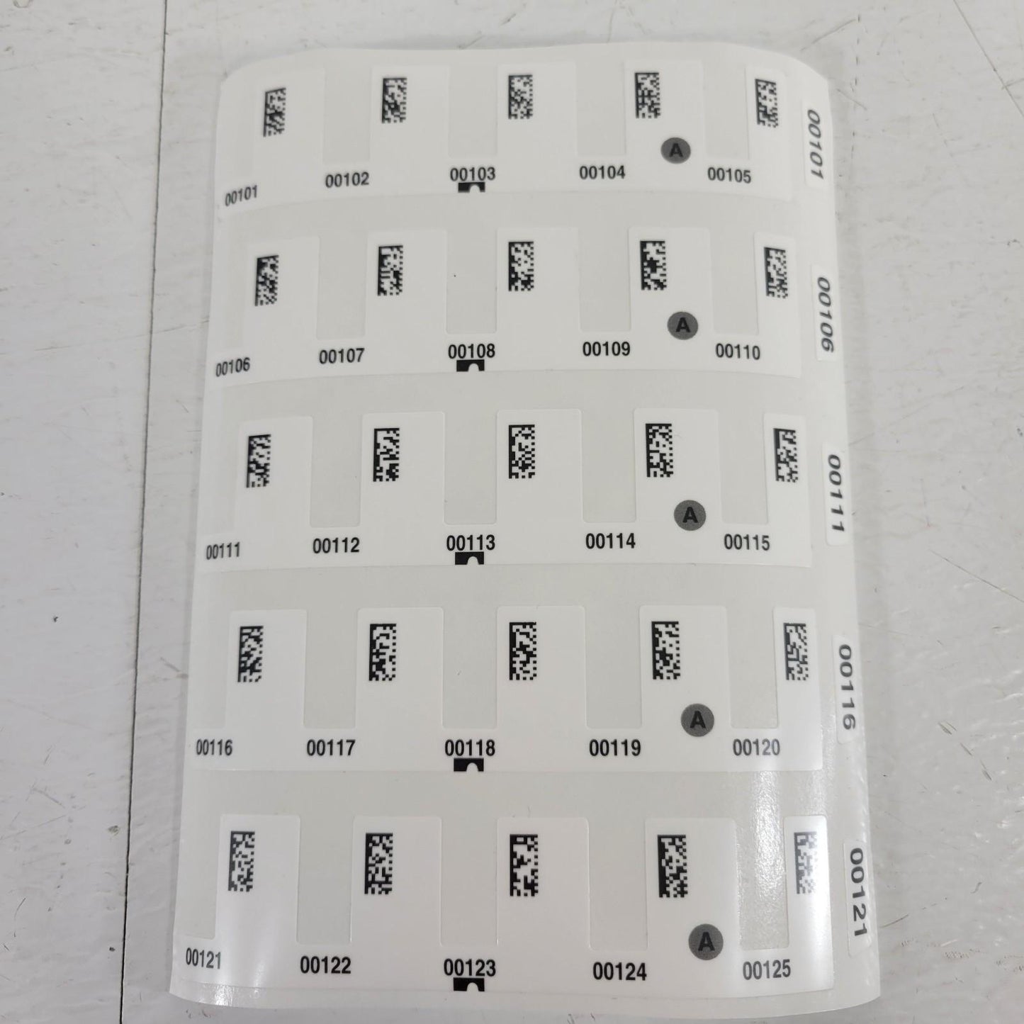 Beckman Coulter A46135 Rev AA Bar Code Cassette Type A Labels for CellMek SPS