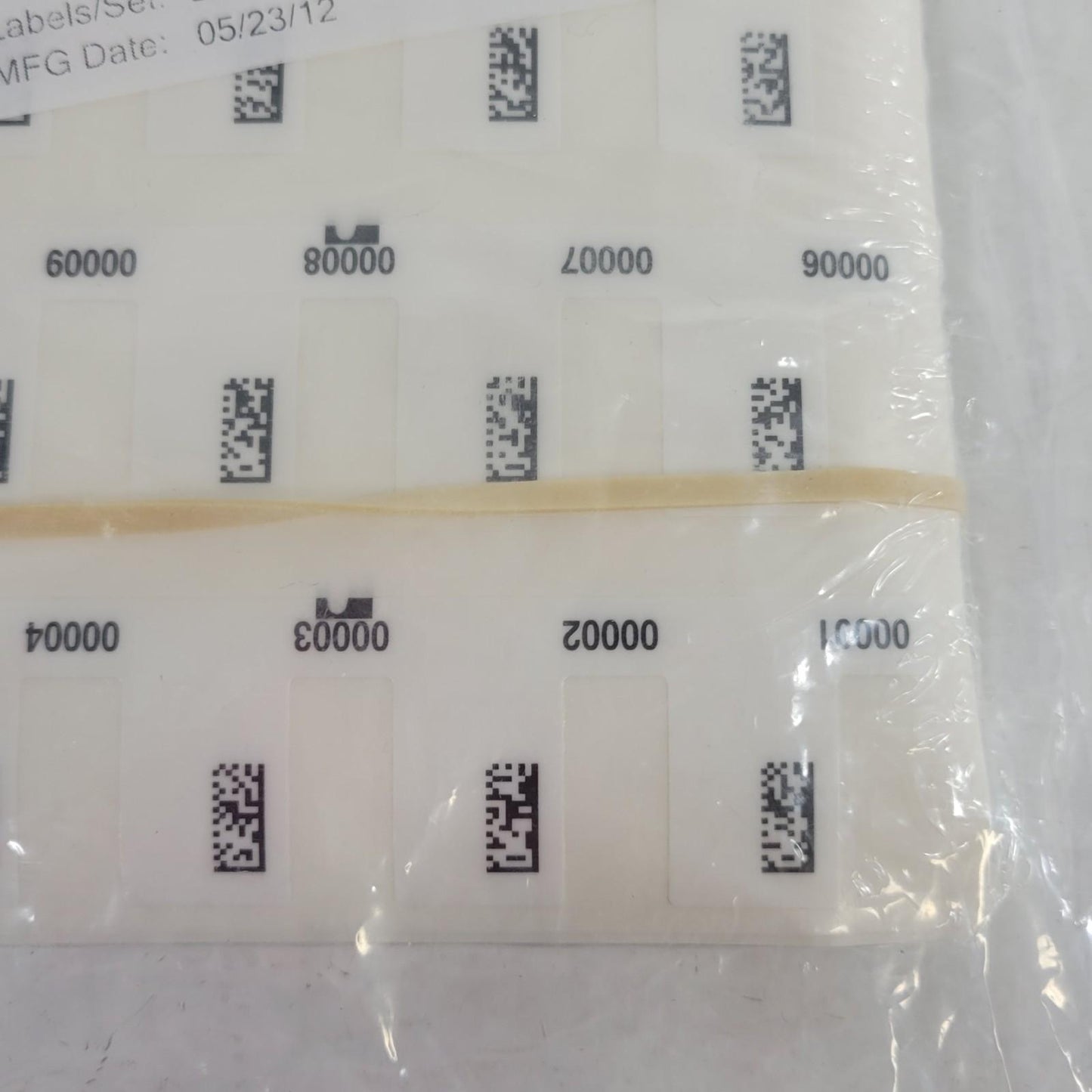 Beckman Coulter A46135 Rev AA Bar Code Cassette Type A Labels for CellMek SPS