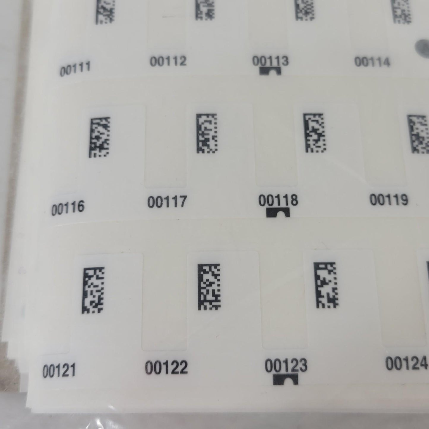 Beckman Coulter A46135 Rev AA Bar Code Cassette Type A Labels for CellMek SPS