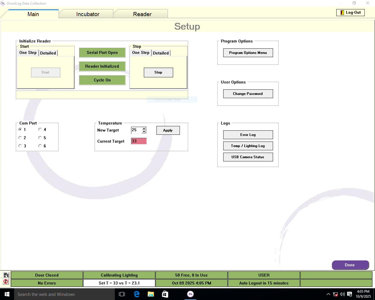 Biolog 71000 Omnilog Microbial Phenotypic Characterization System w/ Control PC