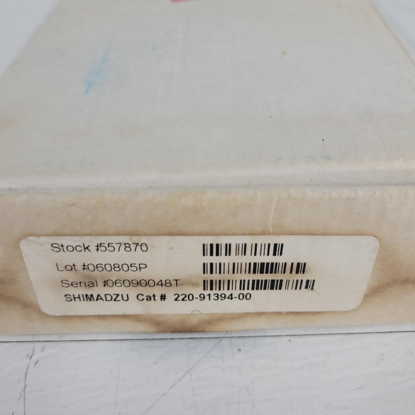 Shimadzu 220-91394-00 Liquid Chromatography Column w/ HPLC Test Mix 3 mg