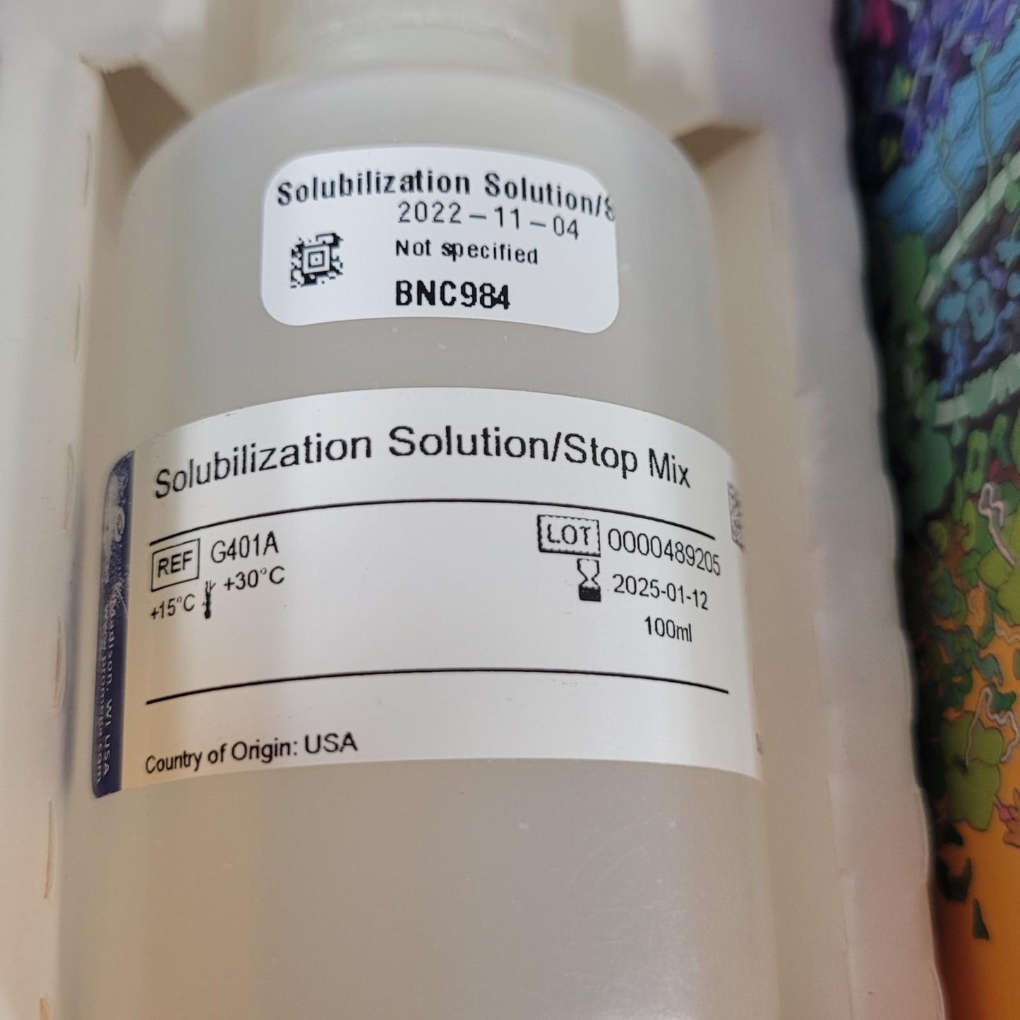 Promega G4001 CellTiter Proliferation Solubilization Solution/Stop Mix ~33 mL