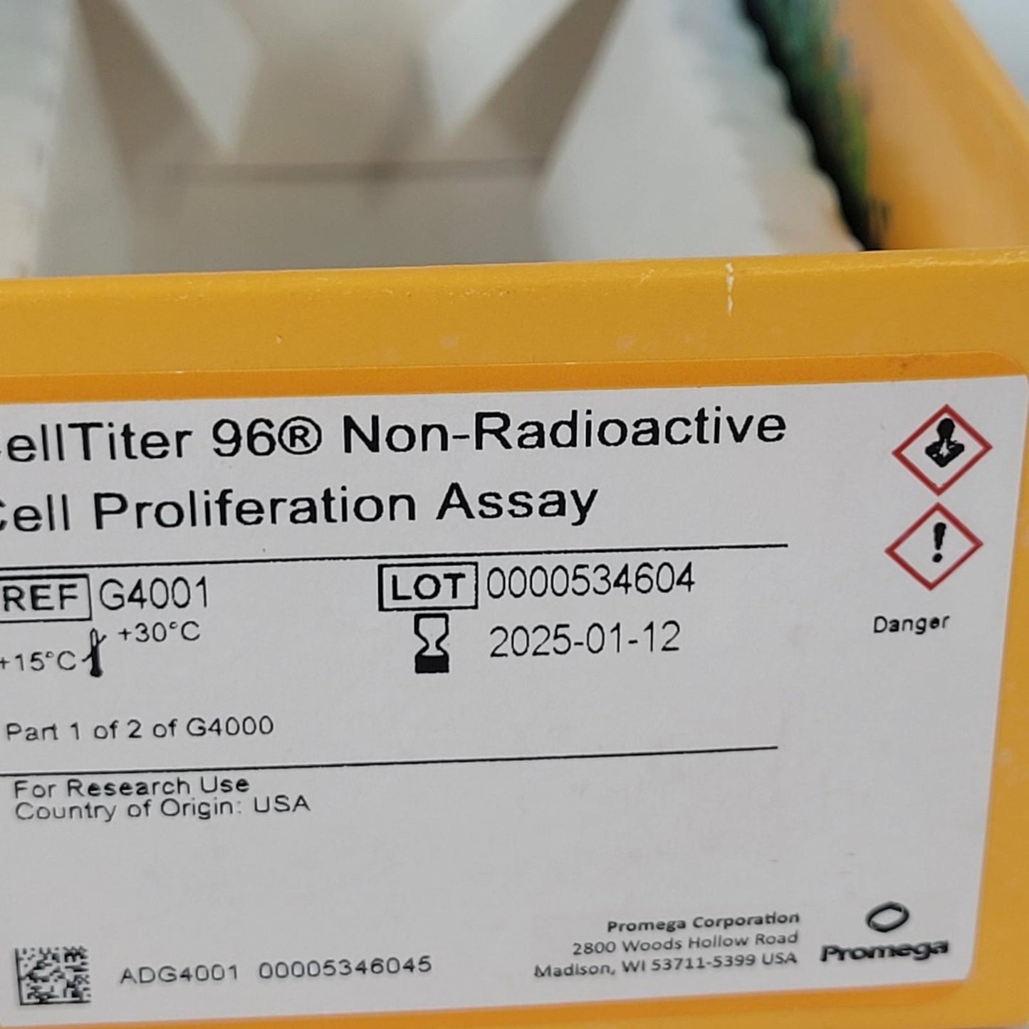 Promega G4001 CellTiter Proliferation Solubilization Solution/Stop Mix ~33 mL