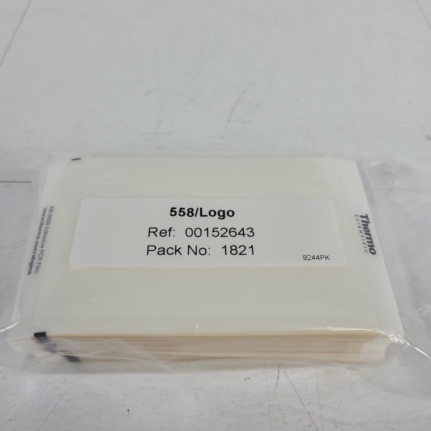 Thermo Scientific AB-0558 Adhesive PCR Plate Seals 100 Sheets Molecular Biology