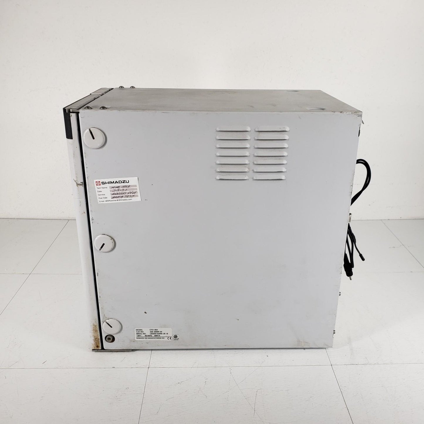 TESTED Shimadzu CTO-20A Prominence Column Oven 228-45009-32 HPLC Forced Air