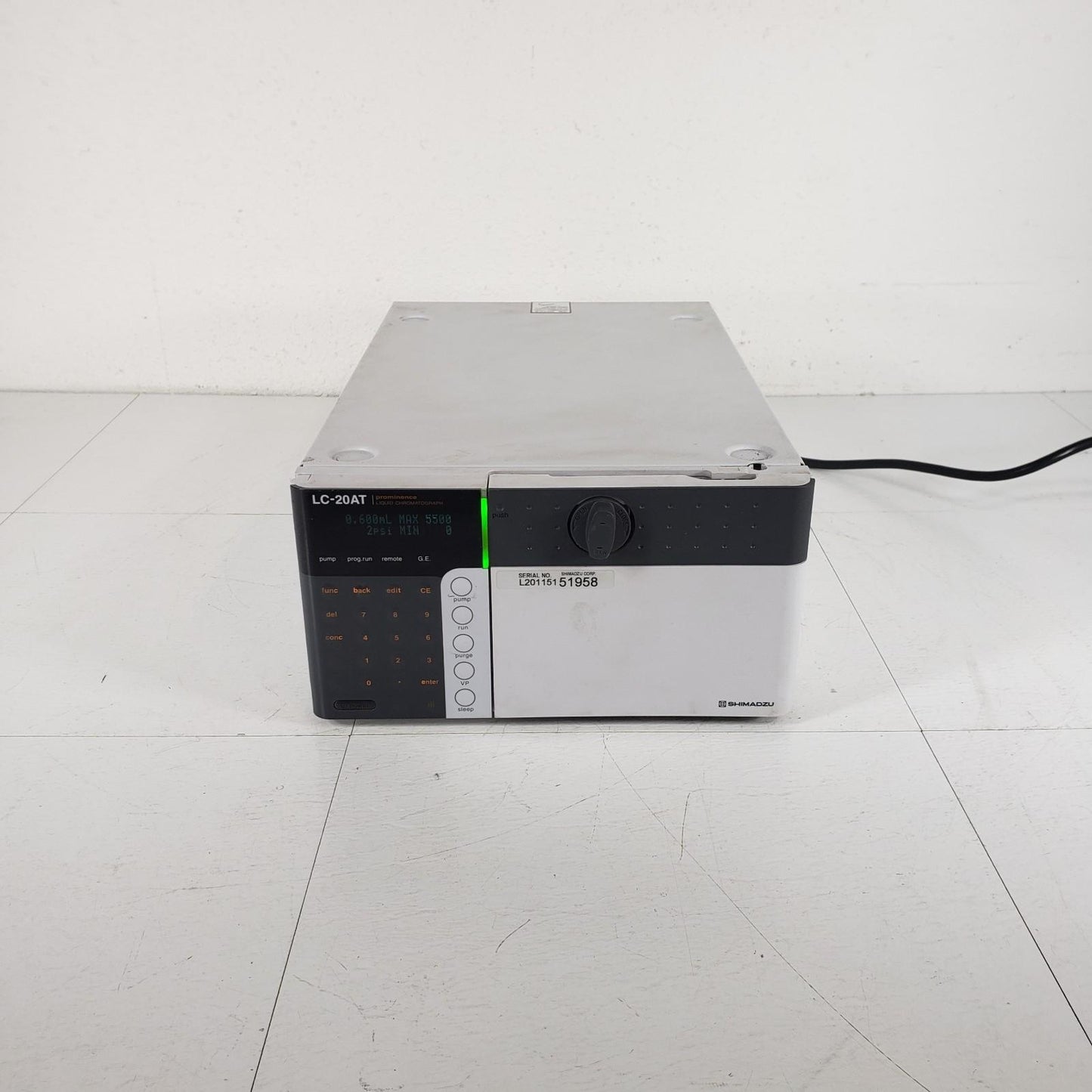 Shimadzu LC-20AT Prominence HPLC Liquid Chromatograph Pump 228-45001-32