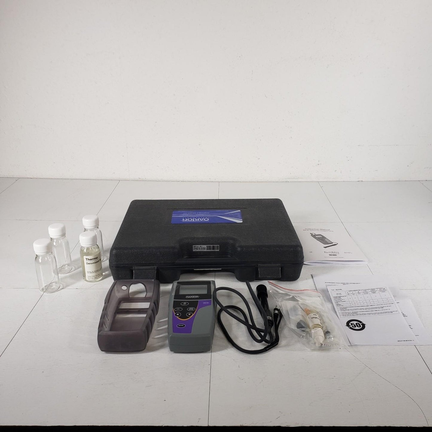 Thermo Eutech Oakton DO 6+ Dissolved Oxygen/Temp 54X002608C Portable Meter Kit