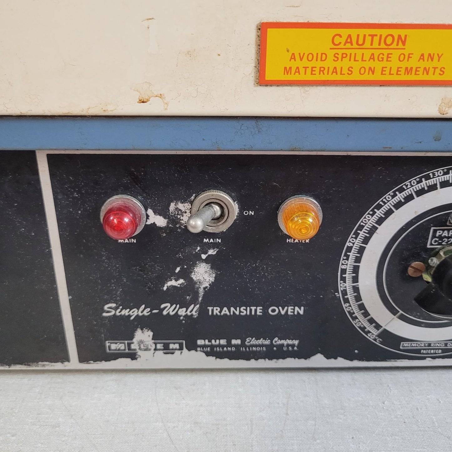 TESTED Blue M SW-17TA Single-Wall Transite Oven 40°C to 200°C Temp
