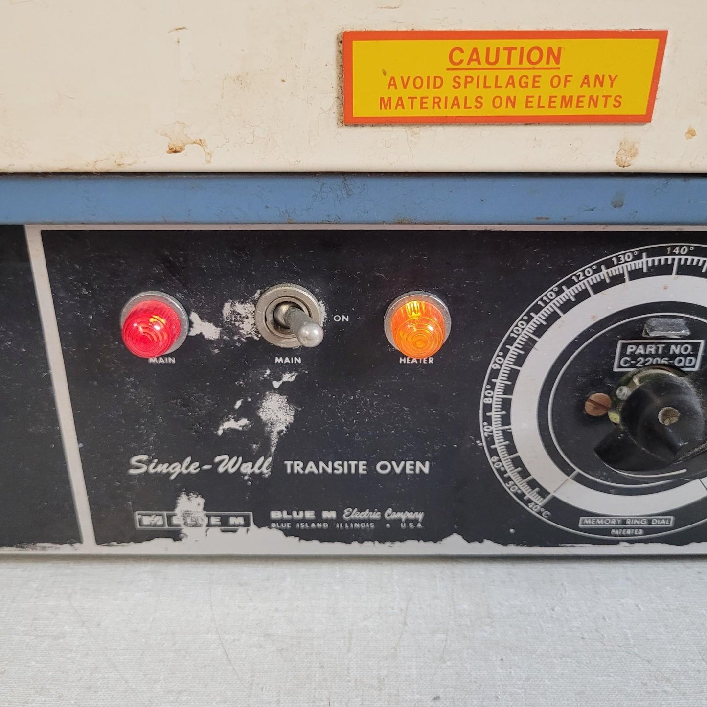TESTED Blue M SW-17TA Single-Wall Transite Oven 40°C to 200°C Temp