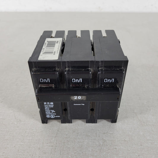 EATON BR320 C320 HACR Type Breaker Switch 240V Cu/Al 3 Pole