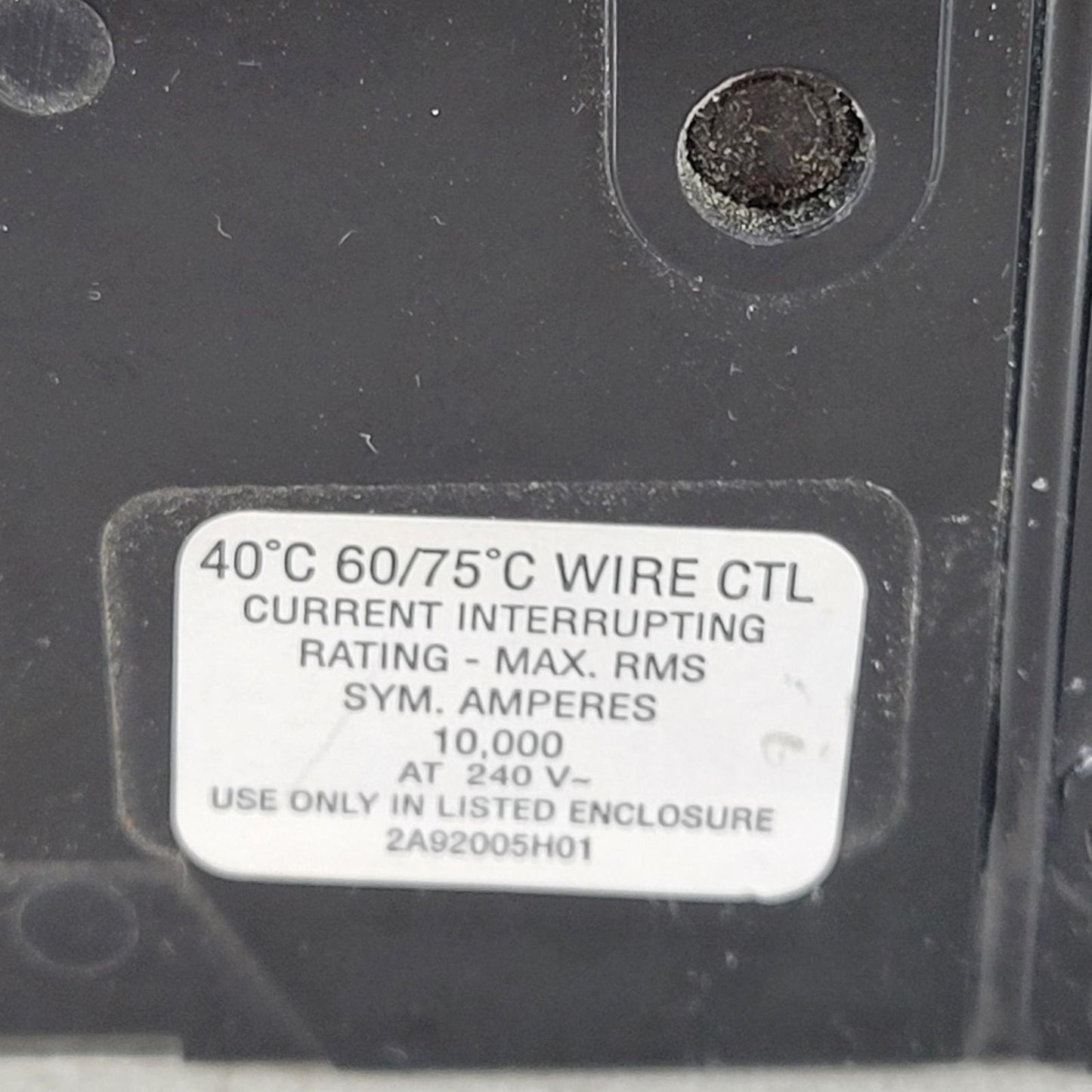 EATON BR320 C320 HACR Type Breaker Switch 240V Cu/Al 3 Pole