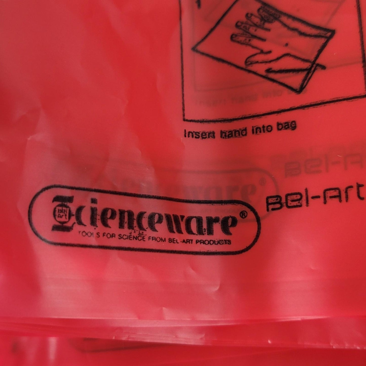 Scienceware 13166 Bel-Art Biohazard Disposable Autoclave Bag 8 1/2" X 11" 175 ct
