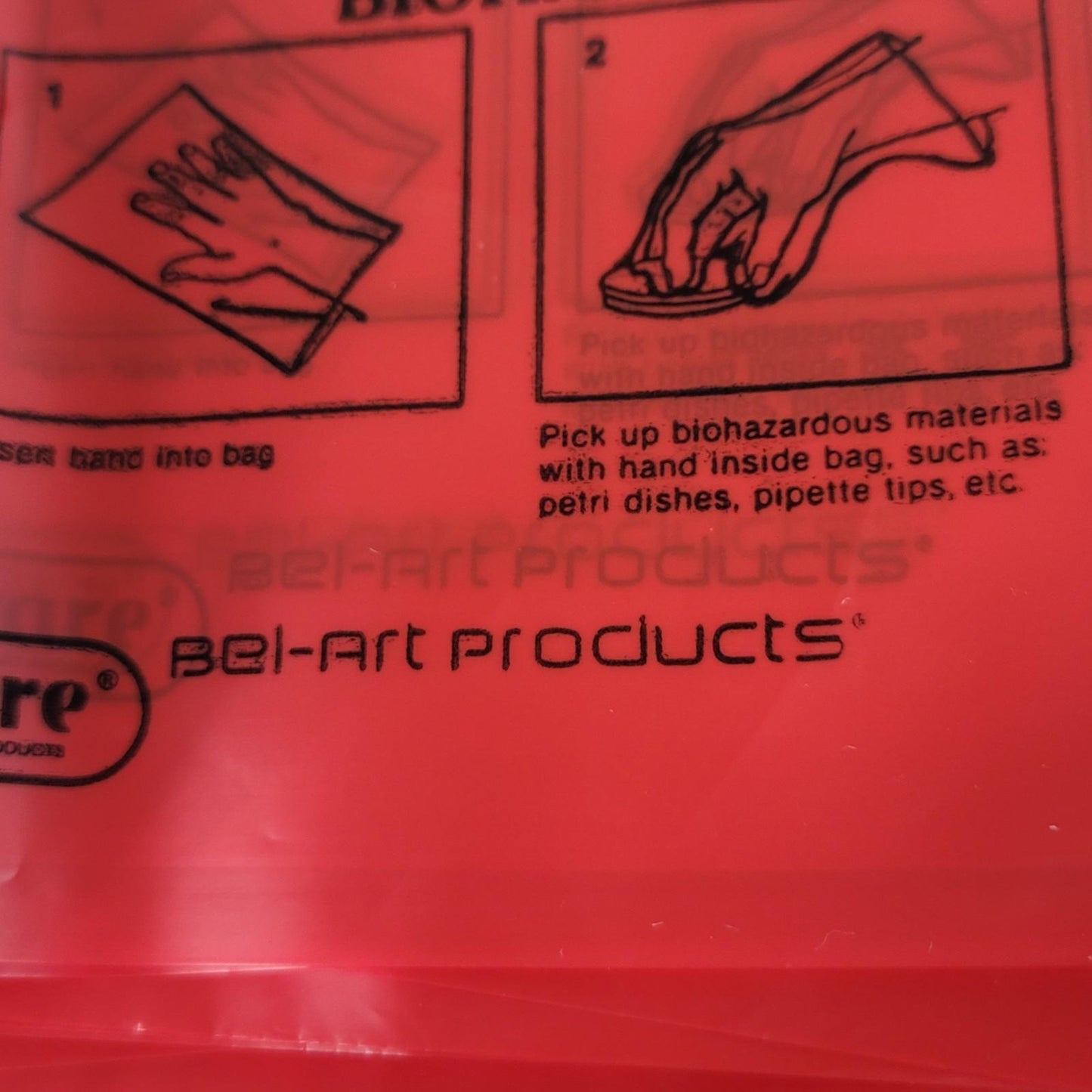 Scienceware 13166 Bel-Art Biohazard Disposable Autoclave Bag 8 1/2" X 11" 175 ct