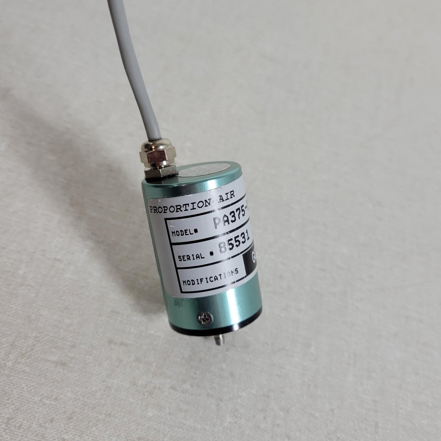 Proportion Air PA375-DSR1-010M GCC4357 High Pressure Transducer 4 Pin 1/8" Hose