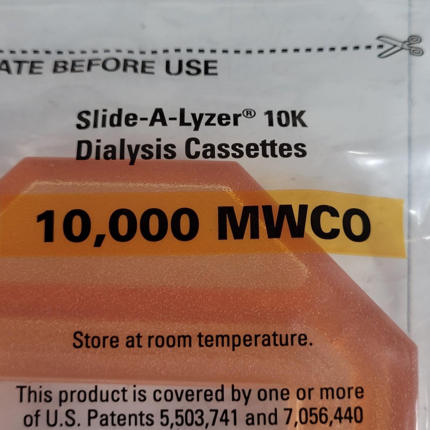 Thermo Fisher 66830 Slide-A-Lyzer Dialysis Cassette 10,000 MWCO 12-30 ml 6/pkg
