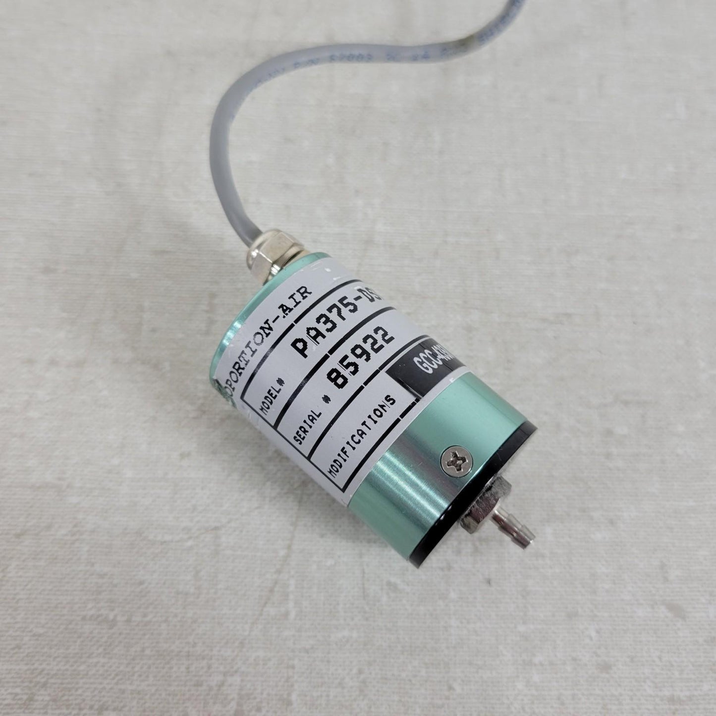 Proportion Air PA375-DSR1-010L GCC4358 High Pressure Transducer 4 Pin 1/8" Hose