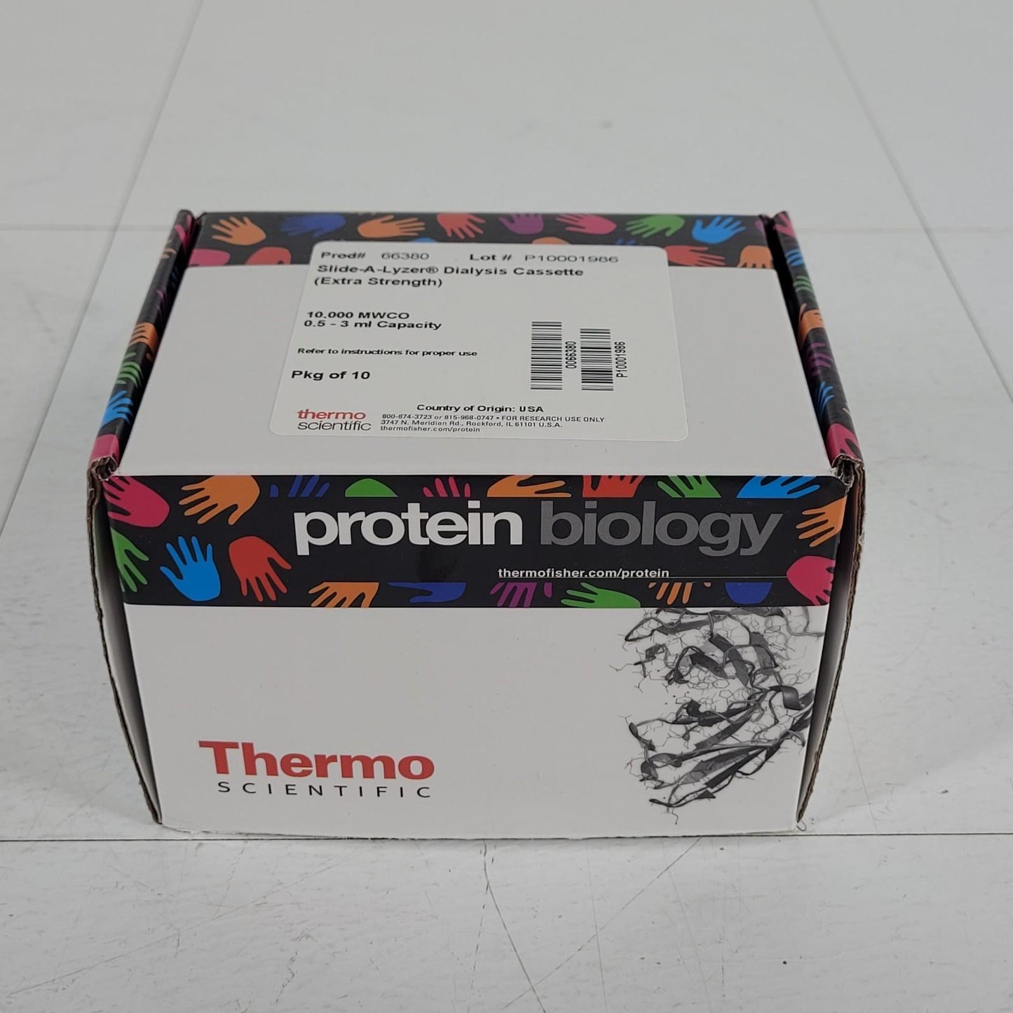 Thermo 66380 Slide-A-Lyzer Dialysis Cassette Extra Strength 10K MWCO 0.5-3ml