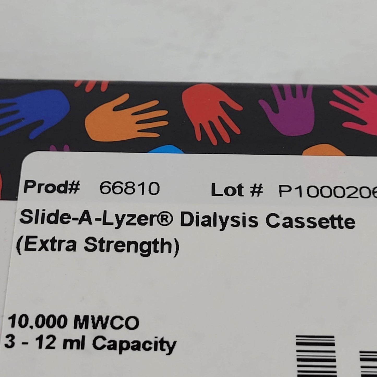 5 ct Thermo 66810 Slide-A-Lyzer Dialysis Cassette Extra Strength 10K MWCO 3-12ml
