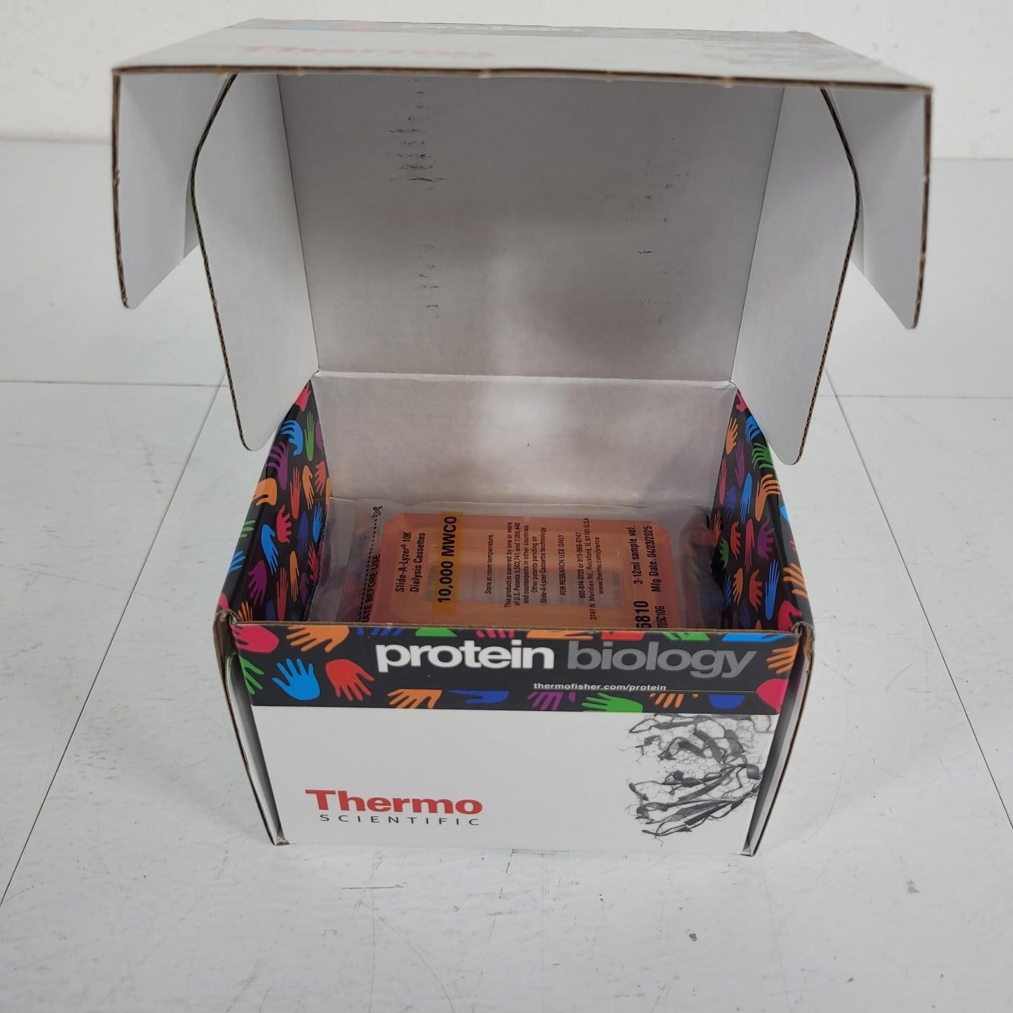 5 ct Thermo 66810 Slide-A-Lyzer Dialysis Cassette Extra Strength 10K MWCO 3-12ml