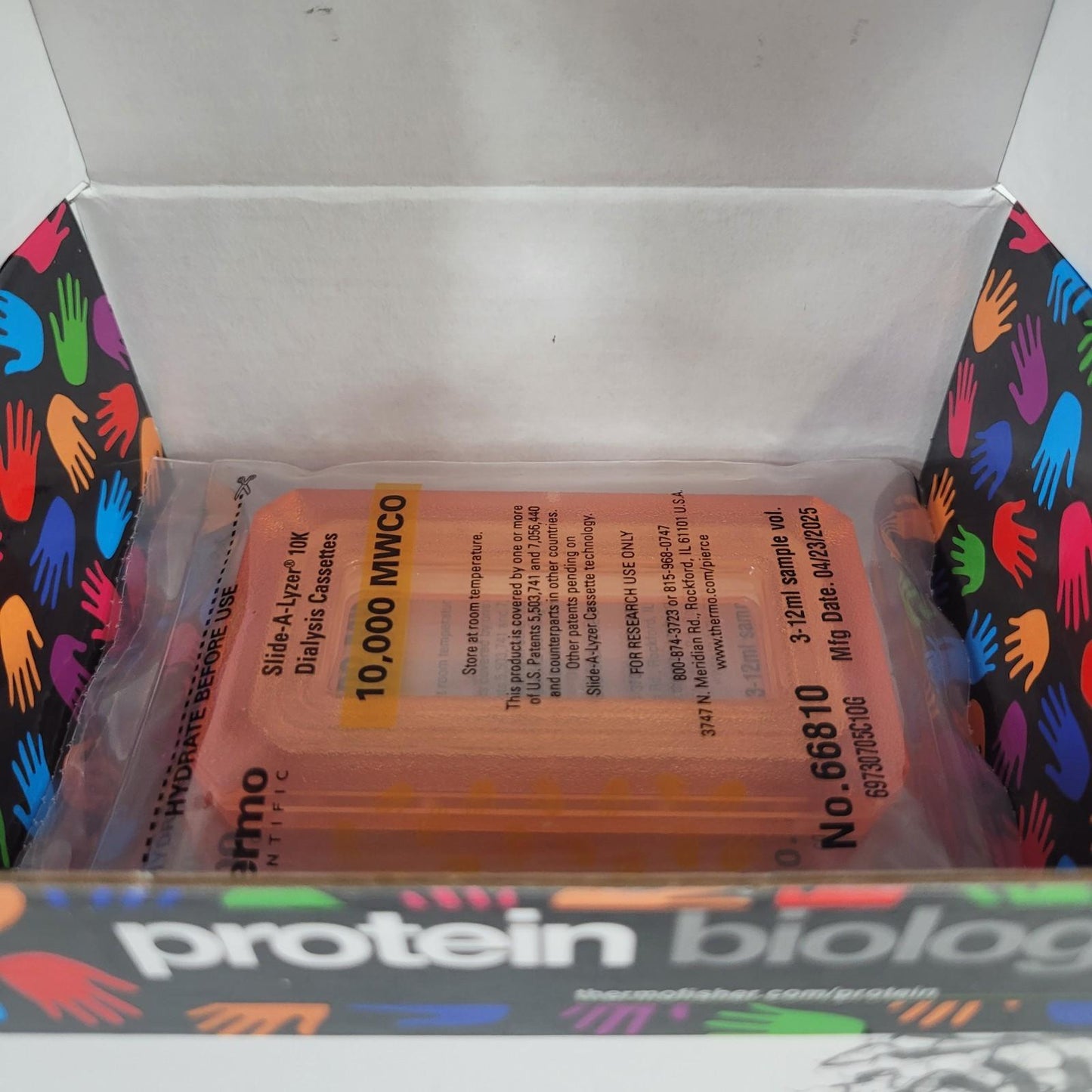 5 ct Thermo 66810 Slide-A-Lyzer Dialysis Cassette Extra Strength 10K MWCO 3-12ml