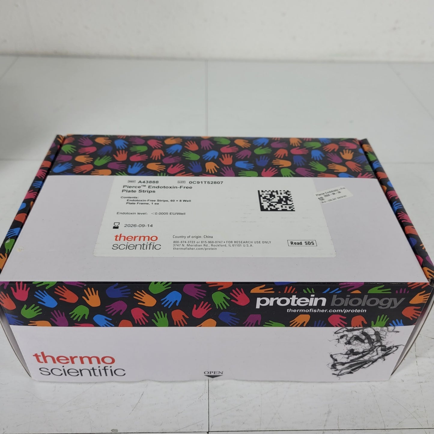 Thermo A43888 Pierce Endotoxin-Free Plate Strips 60x8 Well & Plate Frame