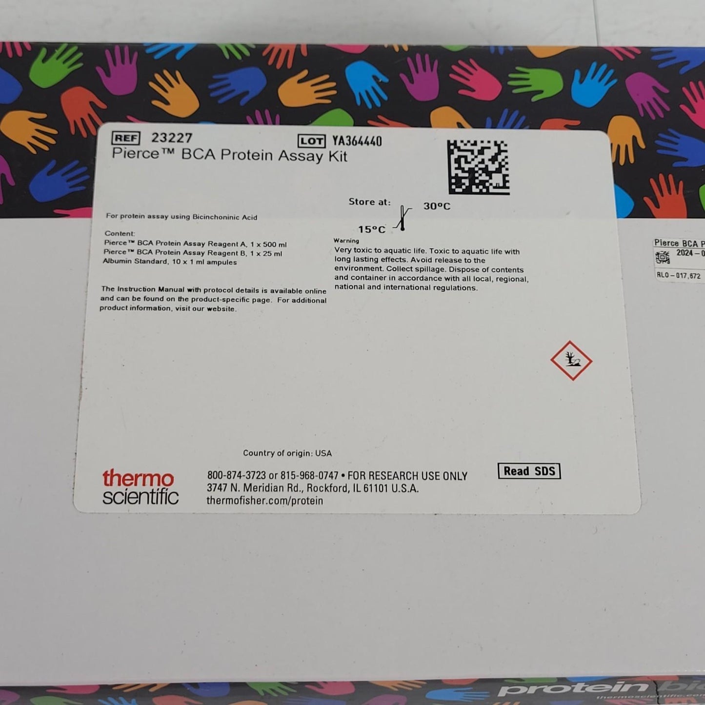 Thermo 23227 Pierce BCA Protein Assay Parts Of Kit Protein Biology