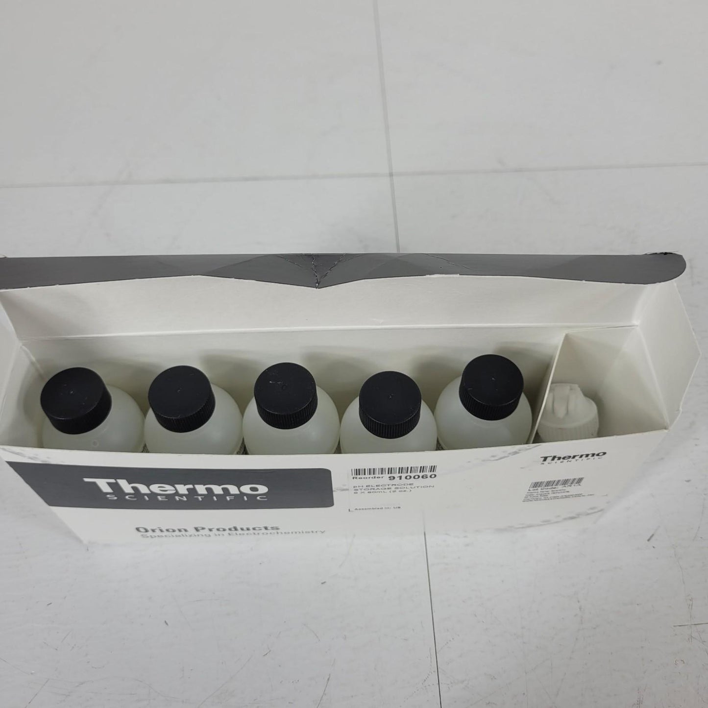 Thermo 910060 Orion pH Electrode Storage Solution 5x60 mL (2oz) and Dispense Cap
