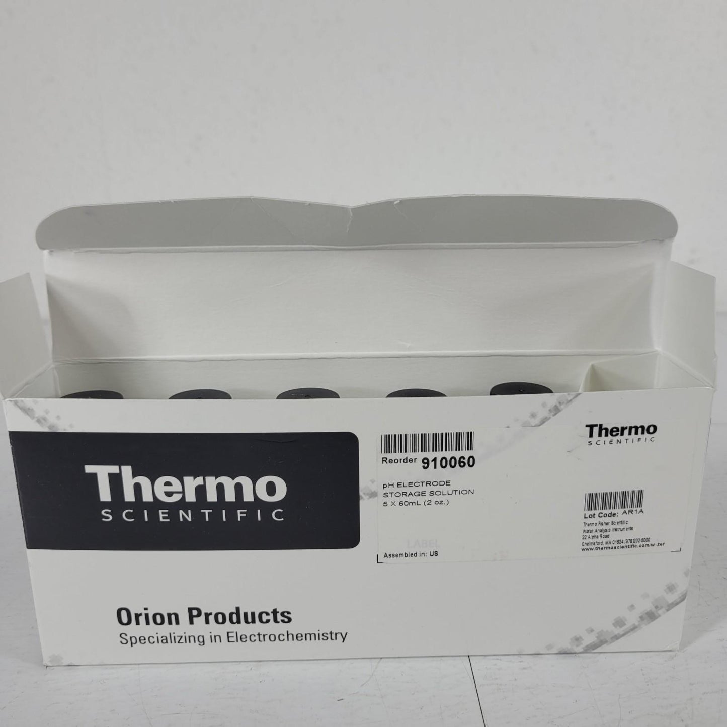 Thermo 910060 Orion pH Electrode Storage Solution 5x60 mL (2oz) and Dispense Cap