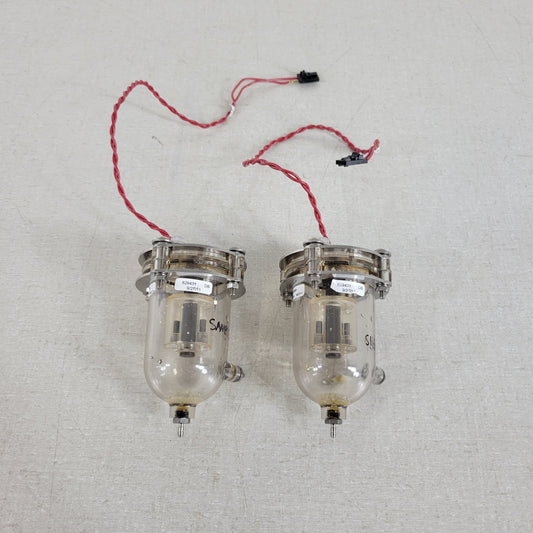 Lot of 2 USED Beckman Coulter Sample Analysis Bowls 629431 4 Pin Wire Connector