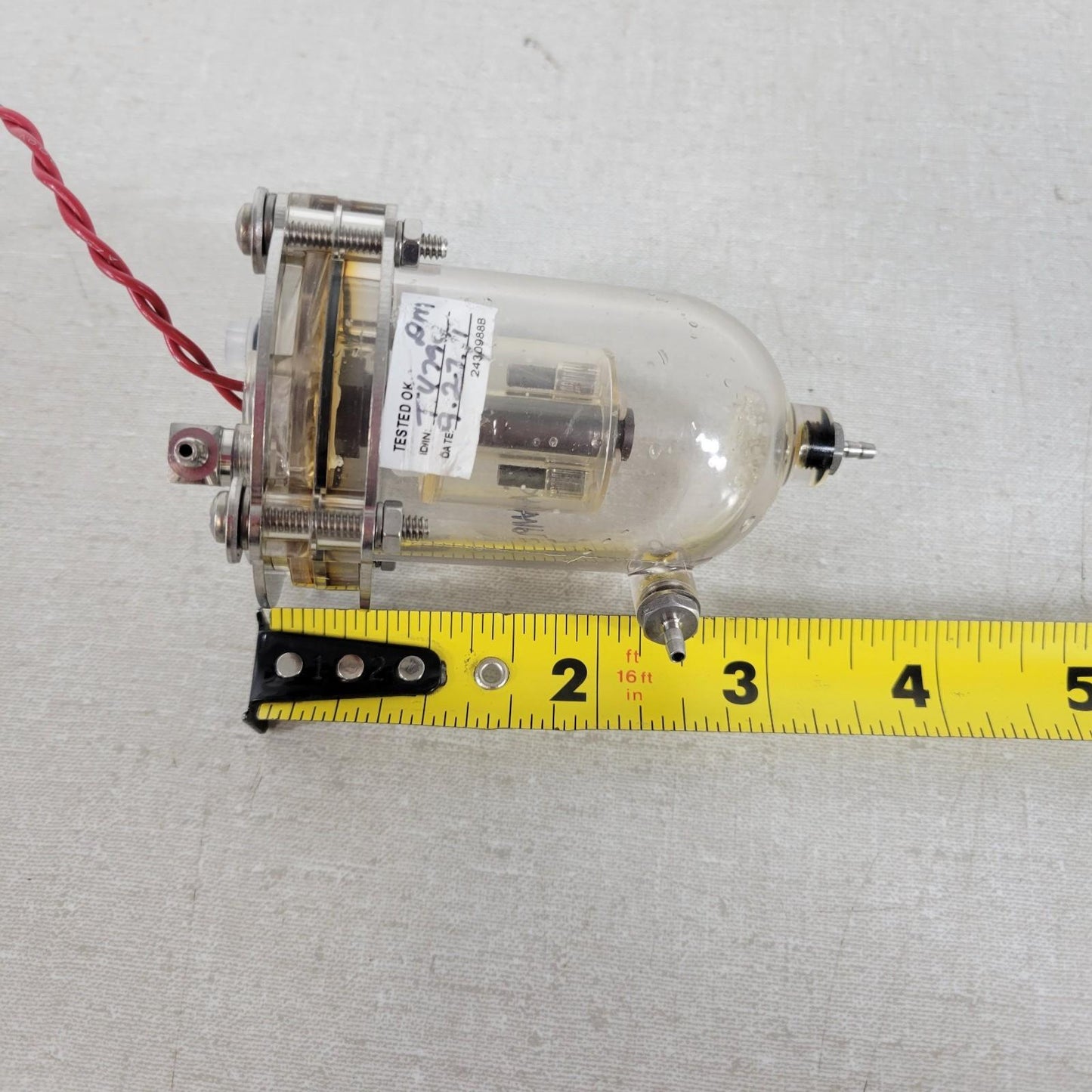 Lot of 2 USED Beckman Coulter Sample Analysis Bowls 629431 4 Pin Wire Connector