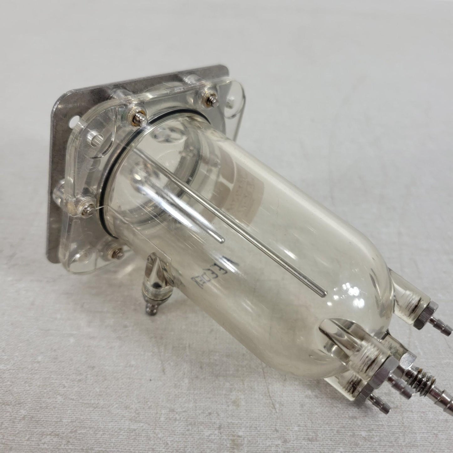 Beckman Coulter A37170 Feeder Analyzer Bowl Used Clean Quad Drain Port Dual Rod