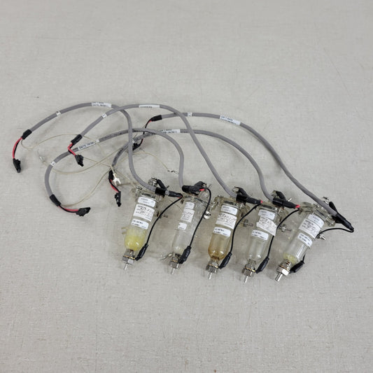 Lot of 5 Beckman Coulter A38355 A38356 Small Mixing Analyzer Bowls 3 Pin Cable