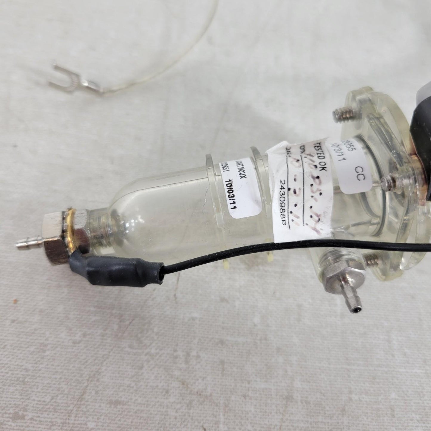 Lot of 5 Beckman Coulter A38355 A38356 Small Mixing Analyzer Bowls 3 Pin Cable