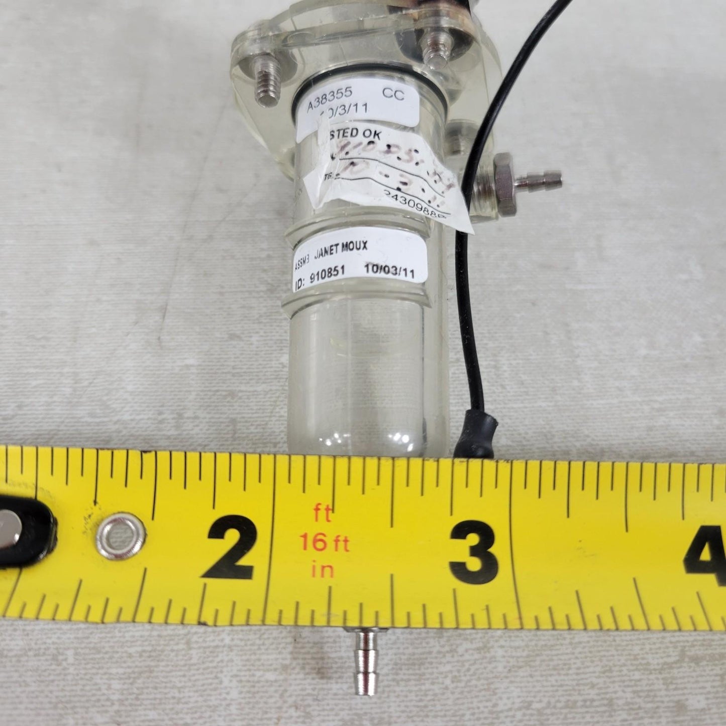 Lot of 5 Beckman Coulter A38355 A38356 Small Mixing Analyzer Bowls 3 Pin Cable