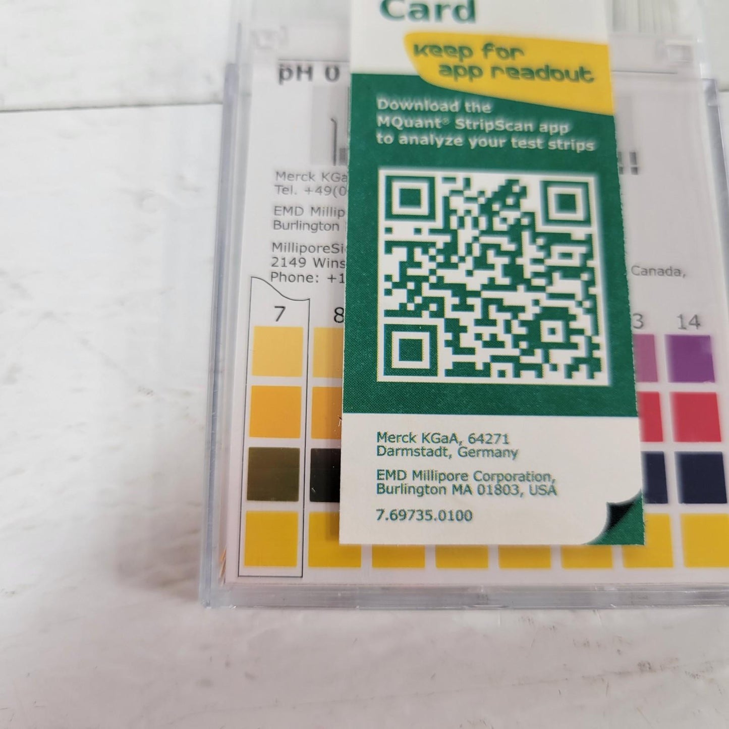 Supelco MQuant 1.09535.0001 pH Indicator Strips pH 0-14 Universal Indicator