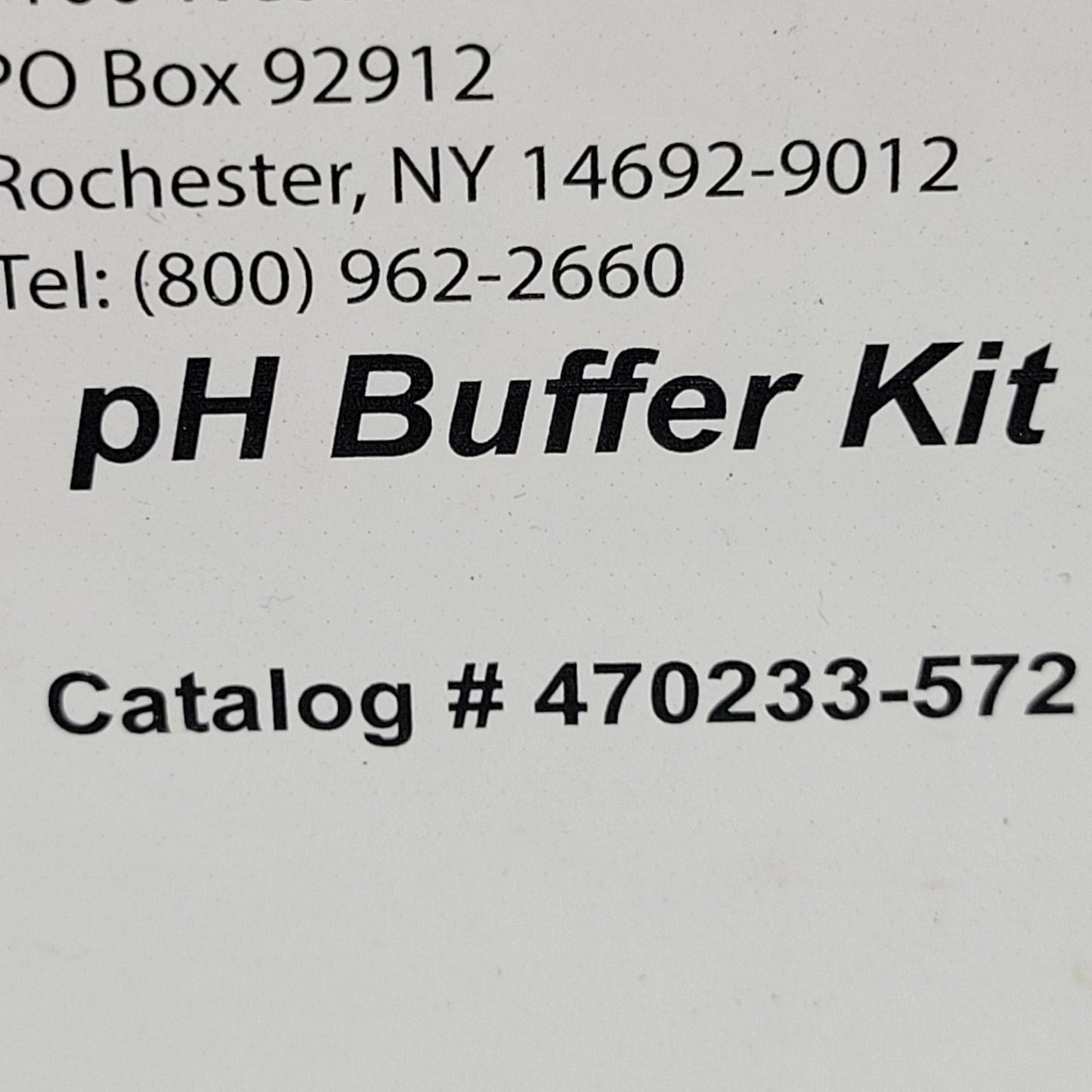 Ward's Science 470233-572 pH Buffer Kit w/ Solutions pH 10 pH 4 pH 7 & KCl
