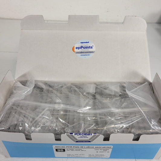 25 Pack Eppendorf 0030129504 Twin.tec PCR Plates 96 LoBind Semi-skirted