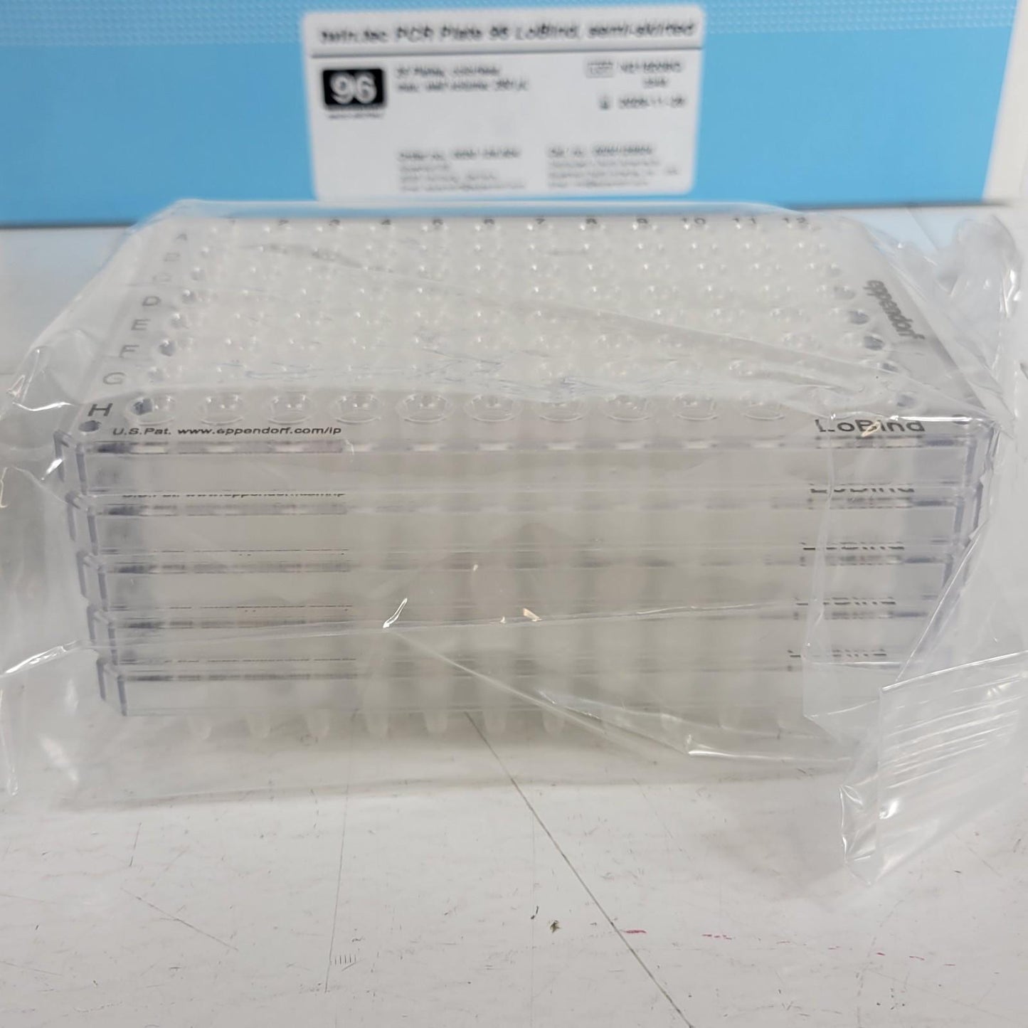 25 Pack Eppendorf 0030129504 Twin.tec PCR Plates 96 LoBind Semi-skirted