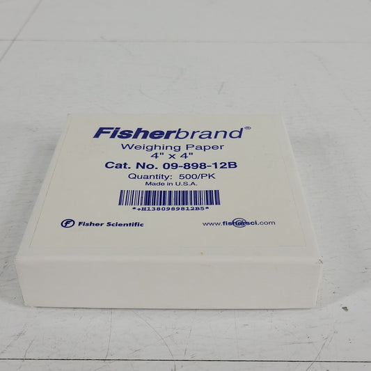 Fisher Scientific 09-898-12B Weighing Paper 4"x4" ~400 Papers