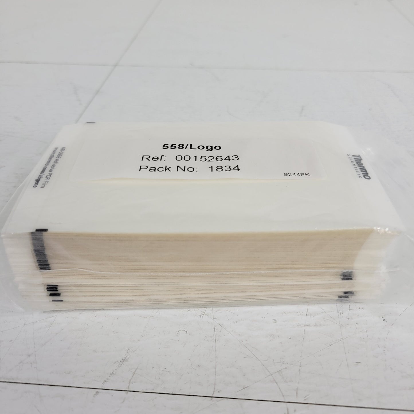 100 Pack Thermo Scientific AB-0558 Adhesive PCR Film Plate Seals