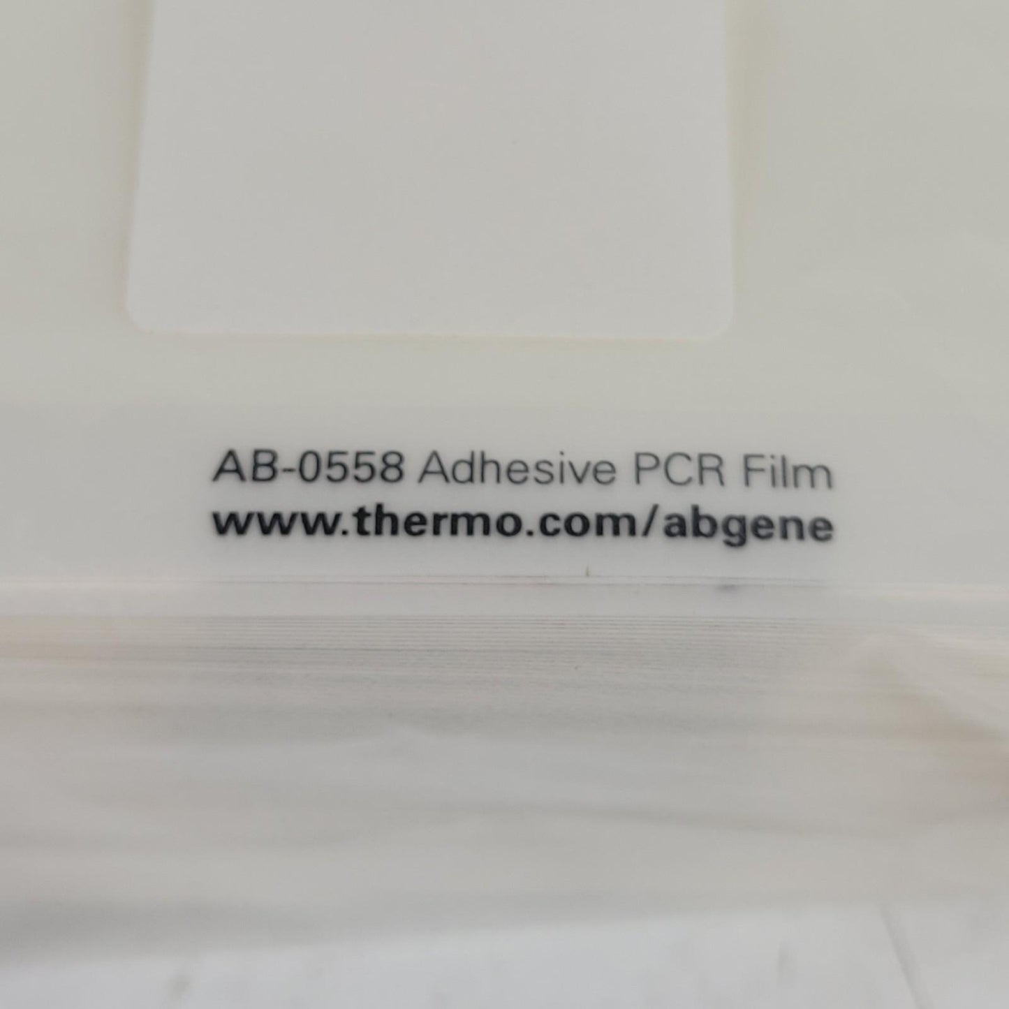 100 Pack Thermo Scientific AB-0558 Adhesive PCR Film Plate Seals