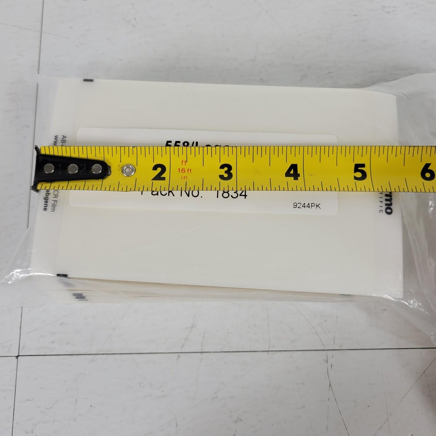 100 Pack Thermo Scientific AB-0558 Adhesive PCR Film Plate Seals