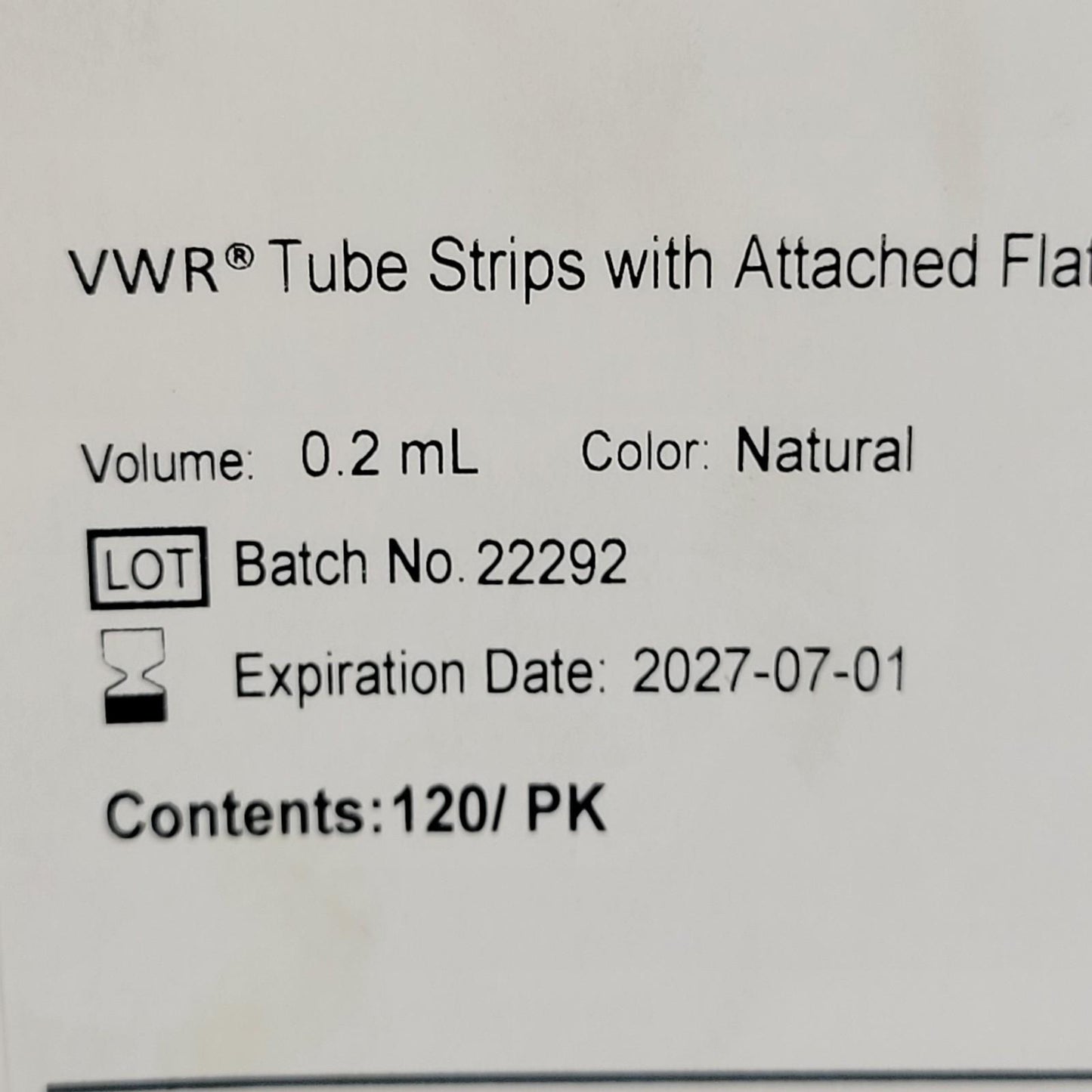 79-Pack VWR 76318-798 0.2mL 200uL Tube Strips w/ Attached Flat Caps 8-Rows