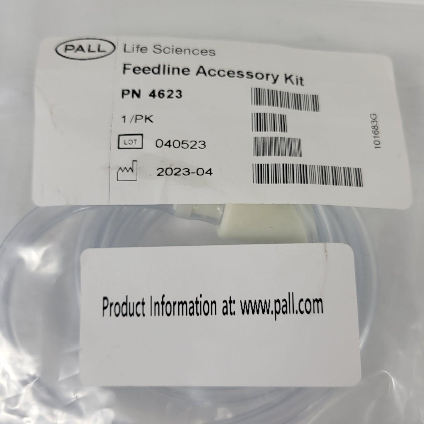 Pall 4633 VacuCap 60 PF Filter 0.8/0.2µm Supor Membrane 4623 Feedline Accessory