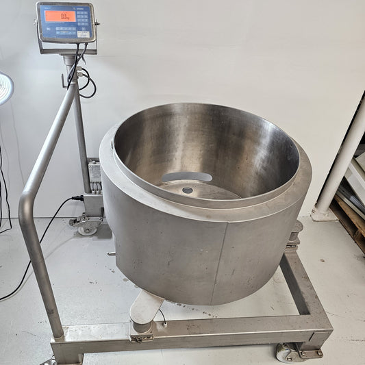 PALL Life Sciences 200L Jacketed Tank SS 304L Single Use Mixer LEV200JR420SLC